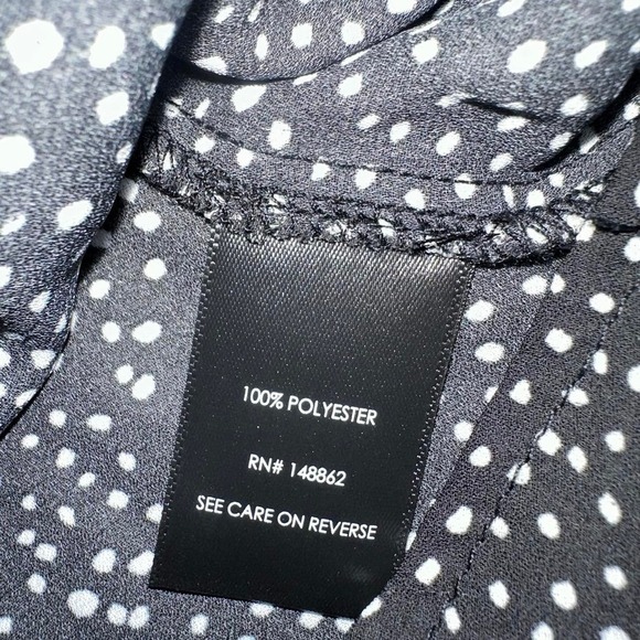 Torrid Boho Polka Dot Spotted Long Sleeve Button Detail V Neck Blouse Size 2 - Picture 4 of 6